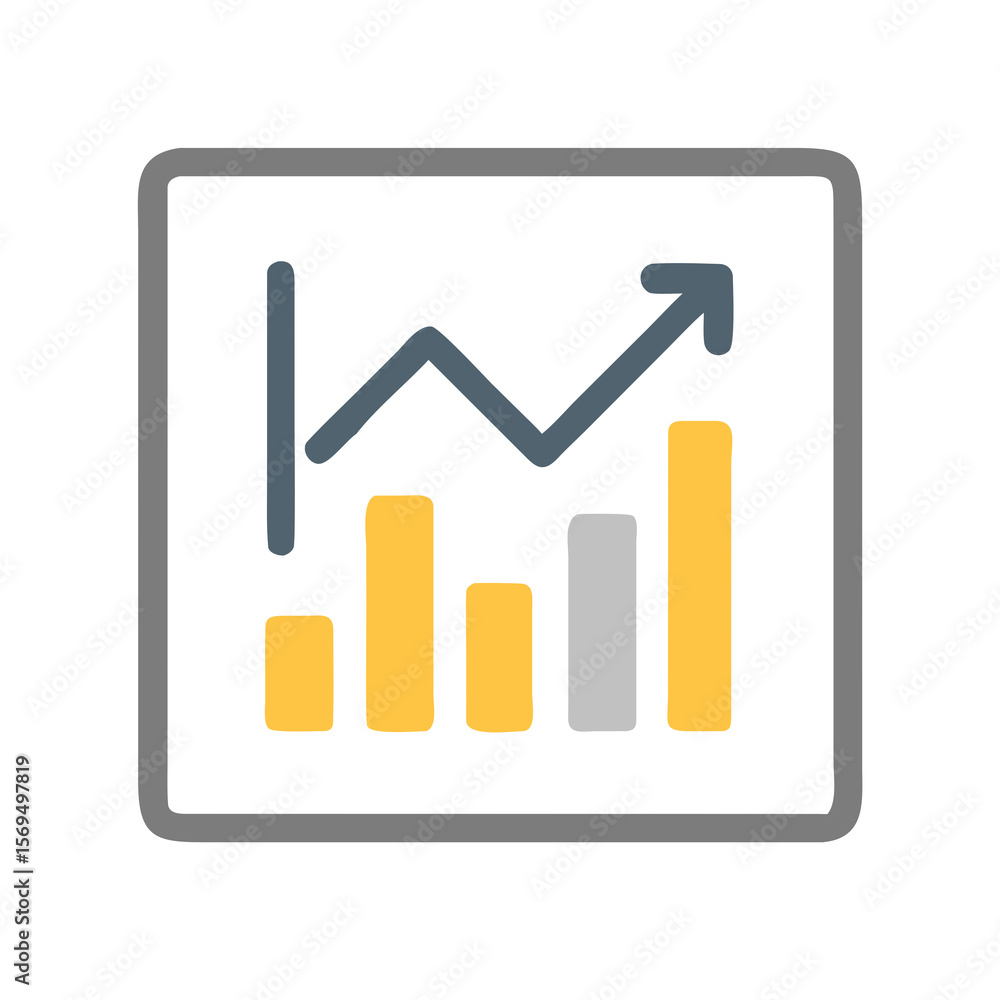 vector illustration of graph vector illustration of graph