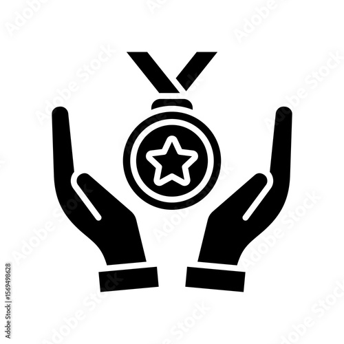 Excellence glyph icon