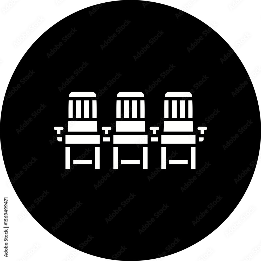 Naklejka premium Seating Icon