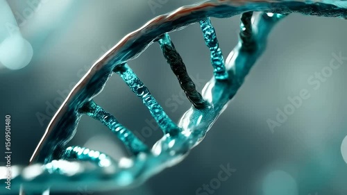 Wallpaper Mural Close up of dna double helix structure Torontodigital.ca