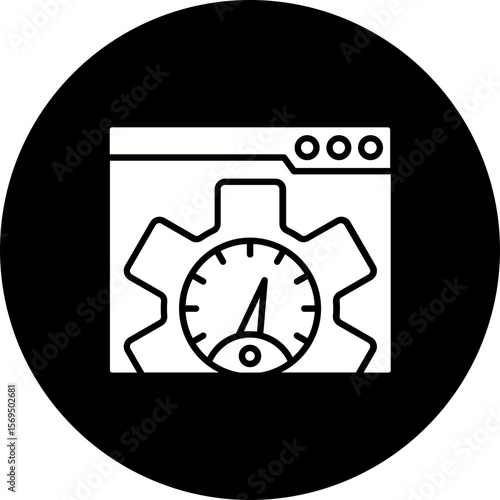 Web speed test Icon