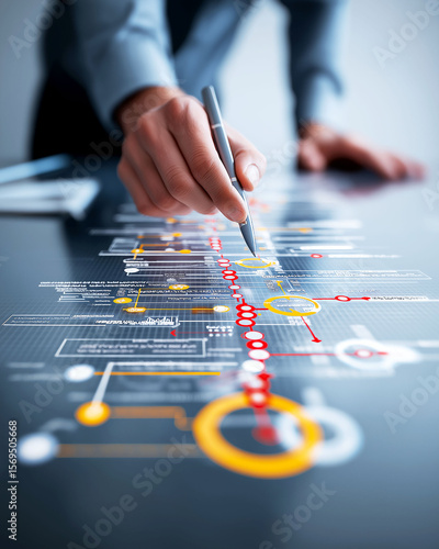 ERP software business operation. Database performance. Integration strategy. Strategic ERP integration roadmap visualization
