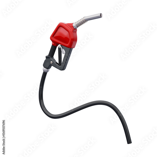 High-Quality Fuel Pump Nozzle for Gasoline Refueling at Modern Gas Station