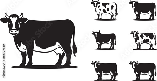 Dairy cow symbols