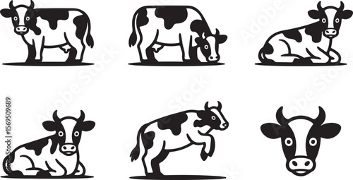 Dairy cow symbols