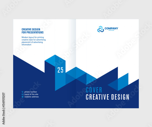 Cover design, creative layout of the magazine page, booklet, catalog, cover layout of the company s annual report
