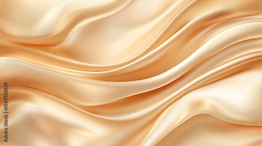 Golden Silk Drape Texture Background. Golden Silk Drape Texture Background.