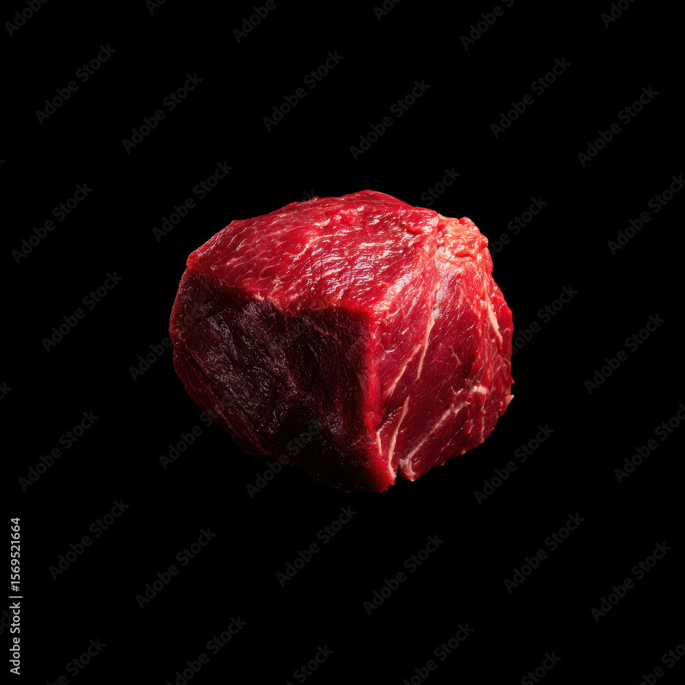 Obraz premium Natural light highlights beef texture