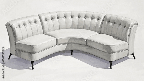  Earth Tones Living room sofa white isolated watercolor vector illustration svg