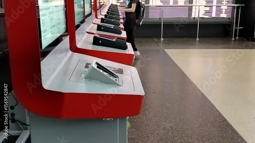The station has a number of terminals for purchasing train tickets for your holiday trip.
