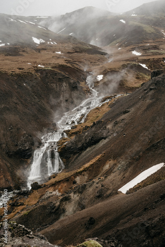 waterfall in iceland