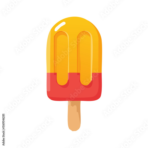 SUMMER popsicle Icon Isolat...