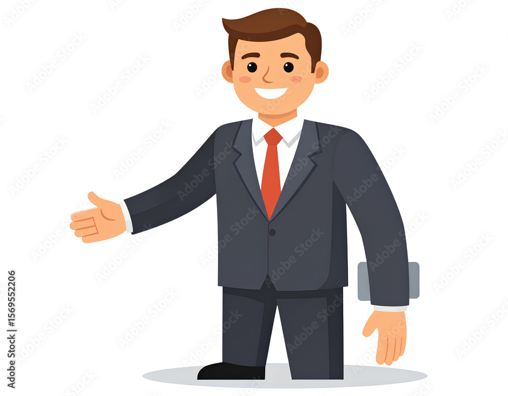 Businessman offering handshake Businessman offering handshake