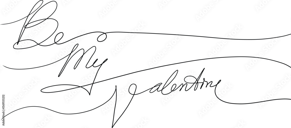 Obraz premium Be My Valentine