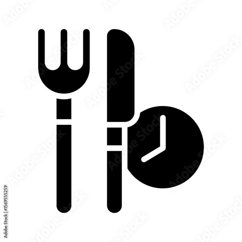 Food time management icon