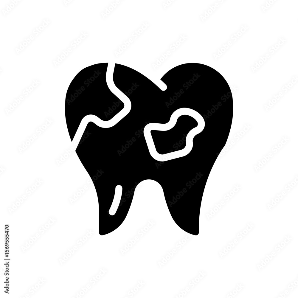 Dirt tooth icon Dirt tooth icon