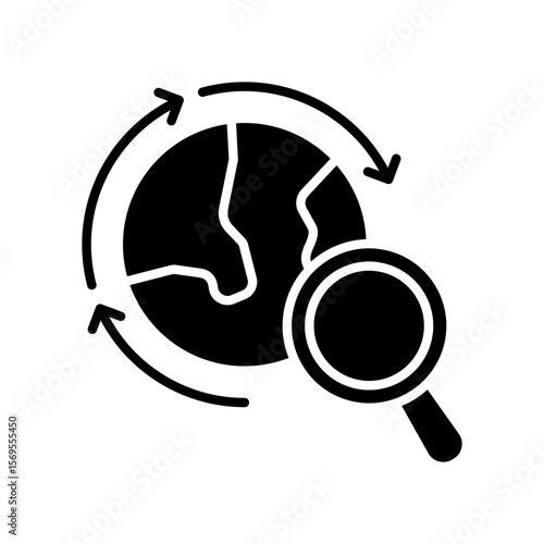 Explore glyph icon
