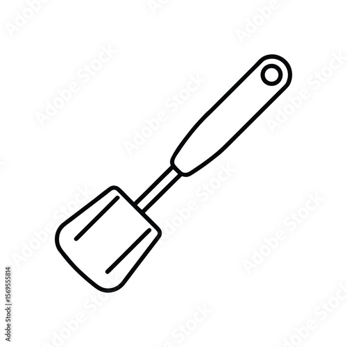 spatula line art