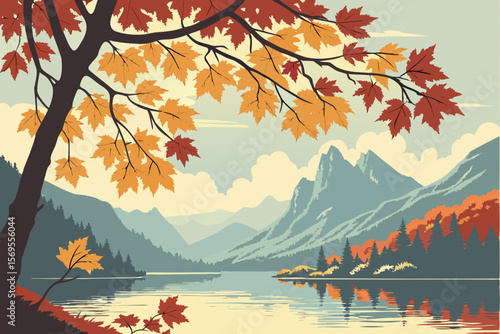 autumn in the mountains