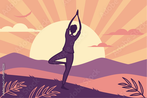 yoga on the beach