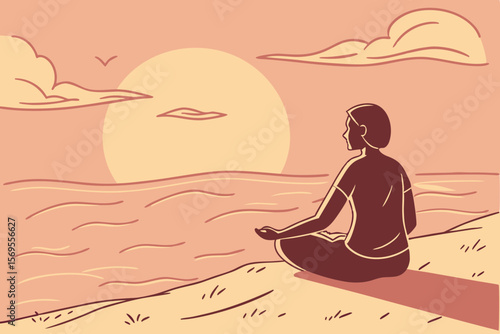 yoga on the beach