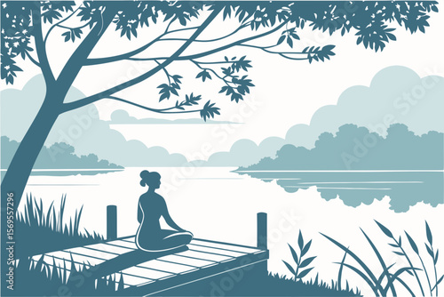 couple on the lake