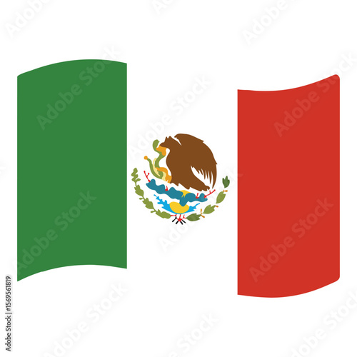Mexican Flag Pride vector, Mexican clipart design, mexican traditional illustration
