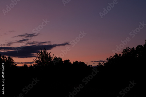 sunsets and clouds