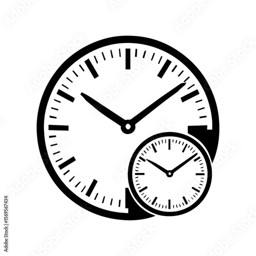  time clock vector