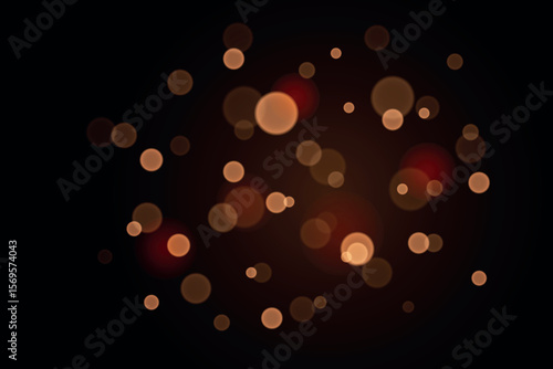 Abstract background with light blurring and bokeh effect. Unfocused vector solar glare or sparkling lights and sparkling glow. Background for infographics, presentations, postcards.