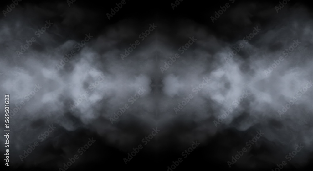 Fototapeta premium Symmetrical Smoke Background Image