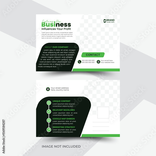 Business Influencing Profit Postcard