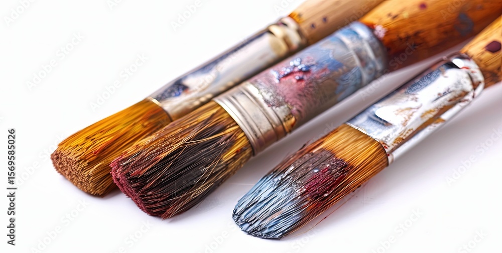 Fototapeta premium Painting gear - Brushes