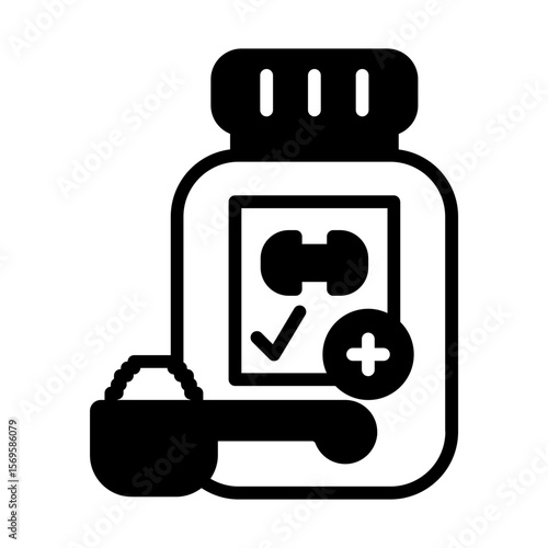 Protein milk icon
