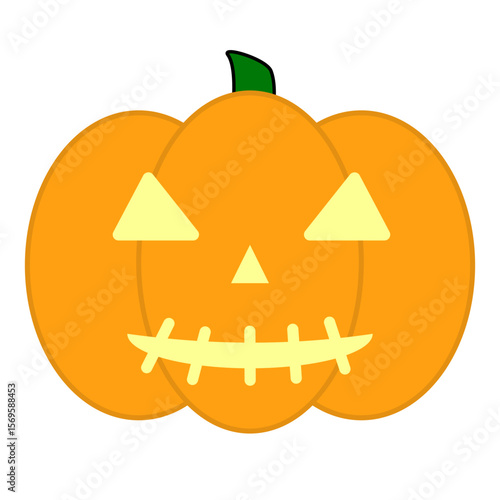 ジャック・オ・ランタン　真顔