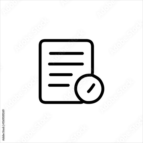 Flat Style Home Office and Online Work Symbols