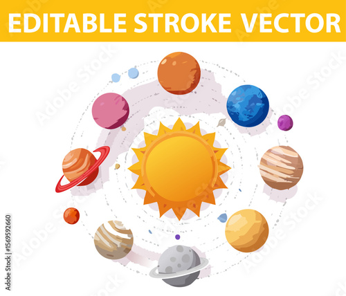 The Solar System consists of the Sun and all the objects that orbit it, including planets, dwarf planets, moons, asteroids, comets, and other space debris-v10