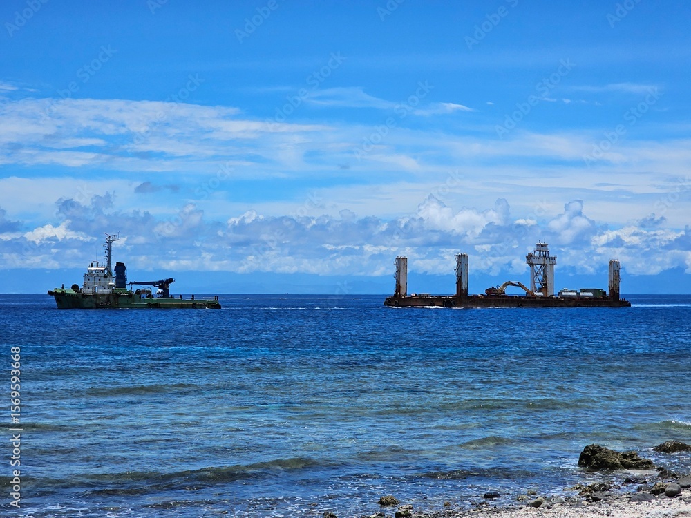 Naklejka premium Ocean view