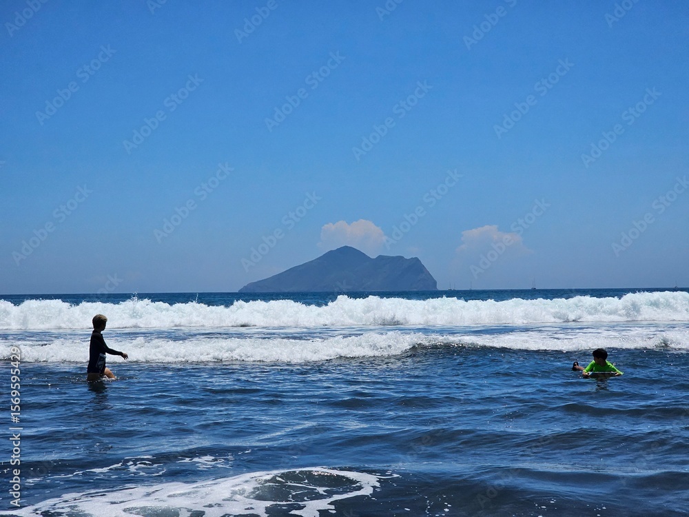 Naklejka premium Ocean view