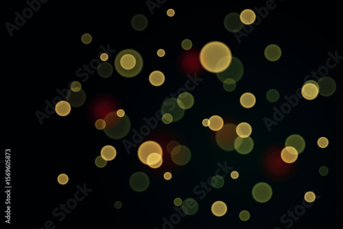 Abstract background with light blurring and bokeh effect. Unfocused vector solar glare or sparkling lights and sparkling glow. Background for infographics, presentations, postcards.