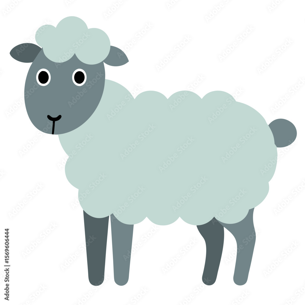 vector illustration of sheep vector illustration of sheep