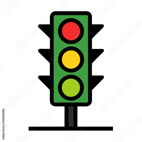 traffic light on green