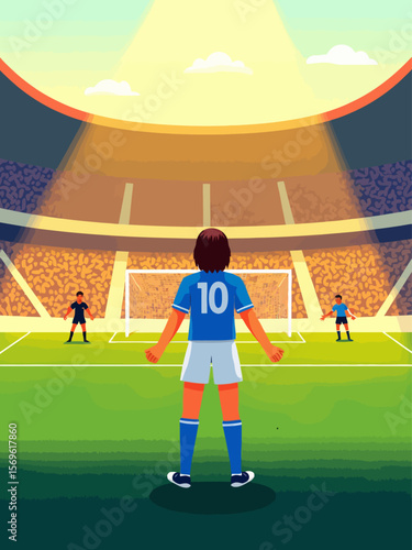 soccer italian defender, long lens seeing italian striker with medium-length dark brown hair