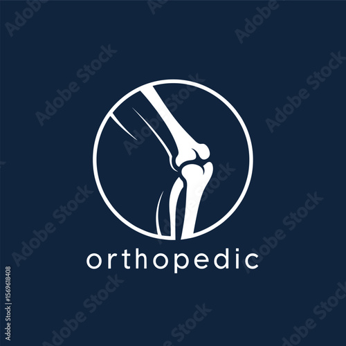 Orthopedic Logo Design Vector Template
