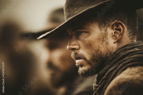 Contemplative Cowboy Portrait
