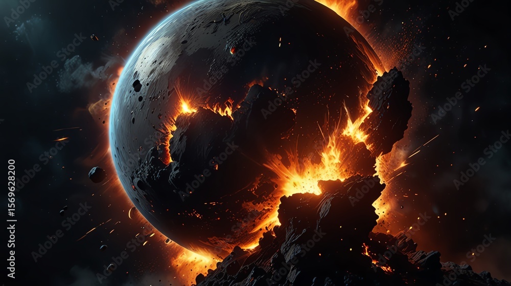 Fototapeta premium planet in space