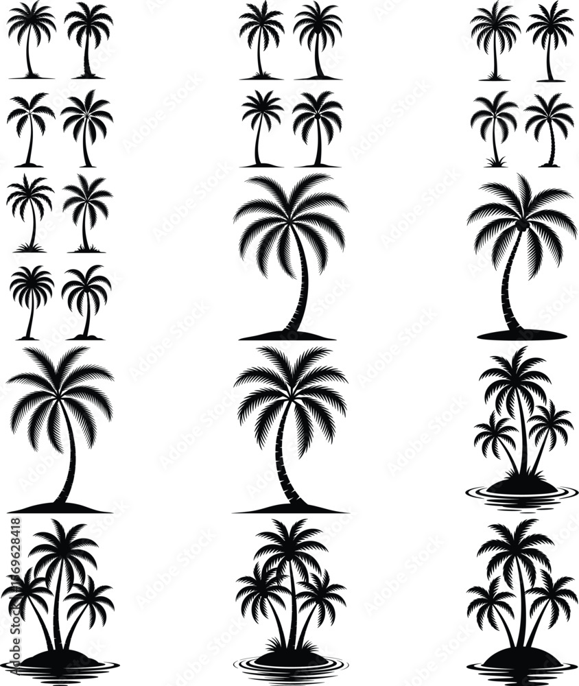 palm tree vector, palm tree clipart, summer palm tree palm tree vector, palm tree clipart, summer palm tree