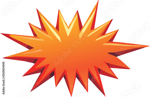  Explosive Jagged Speech Bubble for Bold Shouts and Loud Exclamations