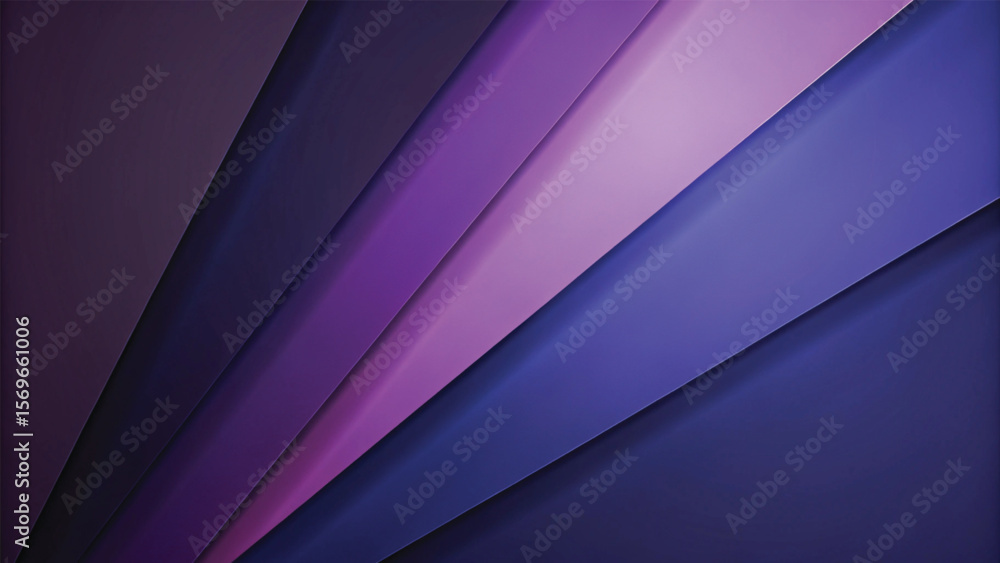 Fototapeta premium Abstract blue background with flowing geometric lines and a touch of purple light, perfect for modern digital design patterns or tech-inspired web wallpapers