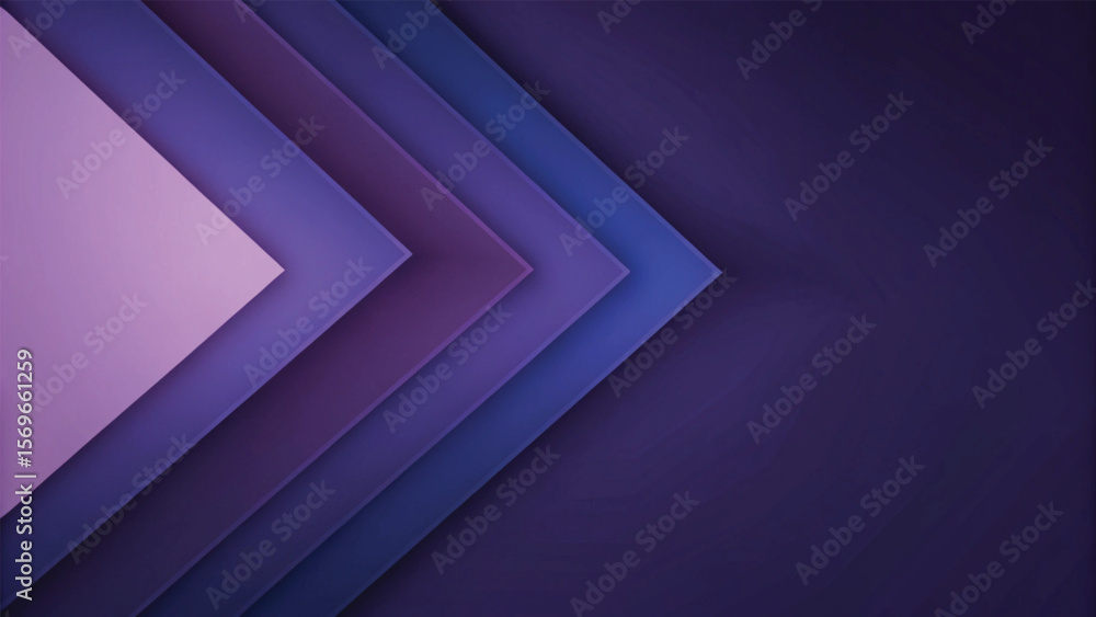 Obraz premium Abstract blue background with flowing geometric lines and a touch of purple light, perfect for modern digital design patterns or tech-inspired web wallpapers